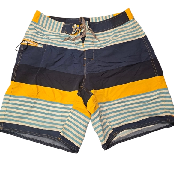 Patagonia Other - Patagonia Men’s Wavefarer Board Shorts 21” Size 36 High Noon Colorway